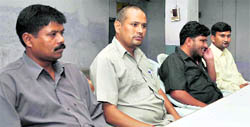 Members of student federations at a convention in Dehradun on Thursday