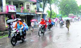 Heavy rains lashed the Kangra valley on Thursday.