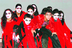 Students of St Josephs Academy perform at their annual function in Dehradun 