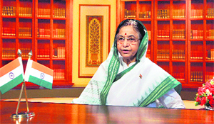 President Pratibha Patil addresses the nation on the eve of the 64th Independence Day on Saturday.