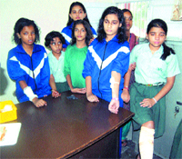 Children of Shri Ram Ashram School, who received injuries during the wall collapse, in Amritsar 