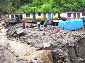 A view of Sumgarh village 