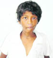 The eight-year-old special child.