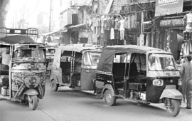 Auto drivers in Ludhiana flout traffic rules with impunity.
