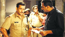 A still from Dabangg