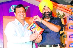 Comedian Jaspal Bhatti at the launch ceremony