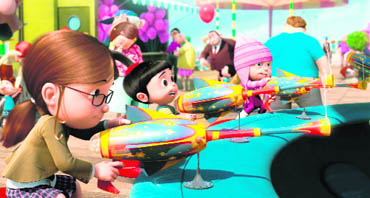There is a right blend of love and naughtiness in Despicable Me 