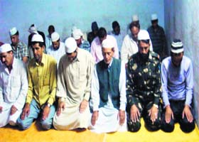 An Iftaar party organised by the Army in Thannamandi