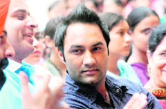 Sufi and pop singer Lakhwinder Wadali in Ludhiana on Wednesday. 