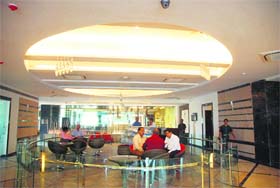 The entrance of Chandigarh Ashok, the coffee shop  Photo: S Chandan