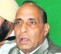 BJP leader Rajnath Singh, who was in Chandigarh on Sunday, has demanded the scrapping of Article 370 saying it is an impediment to J-Ks progress