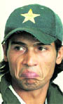 Pakistans Mohammed Amir reacts during the post-match conference at Lords on Sunday. Amir, who is among the four players allegedly involved in the spot-fixing scandal, was adjudged the Man of the Match for the fourth Test.