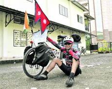 Saurabh Dahal, reaches Dehradun on Wednesday.