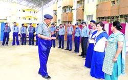 Uttarakhand Scout and Guide Commissioner gives training to selected scouts and guides at Shantikunj in Haridwar.