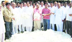 Traders buy cotton in Abohar 