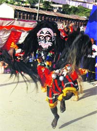 Hiljatra being performed in the Sour valley in Pitthoragarh district