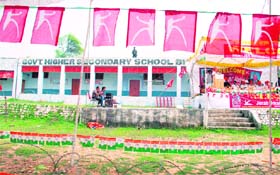 IT happened here: The NC reportedly didnt have the permission to hold the rally at the government higher secondary school in Bhalwal