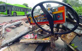 The ill-fated truck