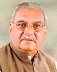 BS Hooda, CM