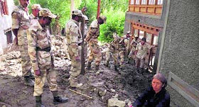 As part of Operation Cloudburst, on an average 30 Army columns were employed daily to help the civil administration in rescue operations