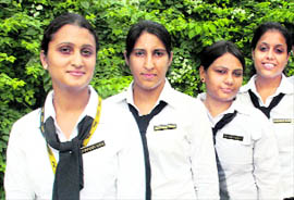 These girls from rural areas are learning the ropes of the hospitality industry