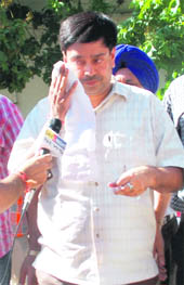 PCS officer TK Goyal in police custody.