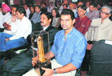 Architects who were awarded at a function in Chandigarh on Thursday.