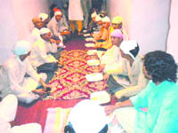 Students from different faiths participate in Iftar after observing Roza at Dev Sanskriti University in Haridwar