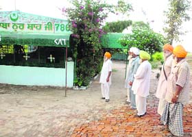The shrine of Sufi saint Noor Din Qadri