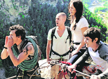 The screenplay, however, fails to match with the breathtaking visuals