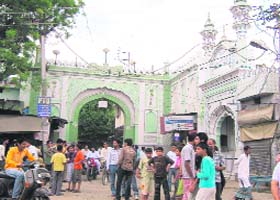 A scene of the Sirhandi Gate, Malerkotla, after relaxation in the curfew on Tuesday