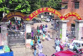 A view of the DAV (PG) College, Dehradun