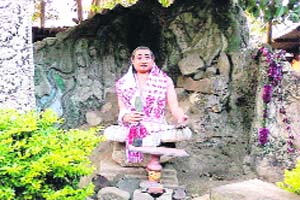 A statue of Srimanta Sankaradeva
