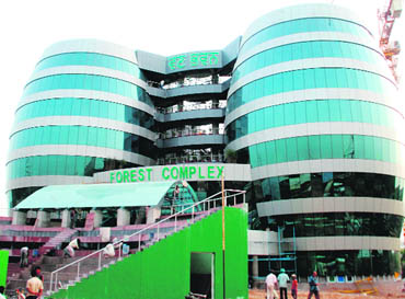 The Forest Complex, Mohali, resembles a tortoise from the top, denoting fauna, while its five pillars stand for Punjab