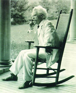 Mark Twain possessed a sparkling wit 