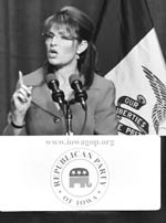Sarah Palin leading the Tea Party onslaught