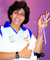 Differently abled athlete Deepa Malik