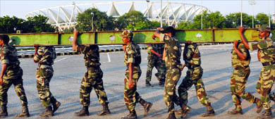Jawans at it. 