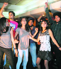 A freshers party organised by the Baldev Institute of Management,Technology and Sciences in Jammu on Wednesday.