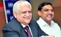 Dr Amarial H Kalro, Dean, School of Management, Ahmedabad University and Former Director, Indian Institute of Management, Kozhikode at the LMA function in Ludhiana.