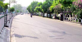 Fearing backlash, residents remained indoors. Hardly anyone was seen on the Ferozepur road.
