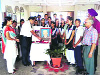 Birth anniversaries of Mahatma Gandhi and Lal Bahadur Shastri being celebrated at Kendriya Vidyalaya, OFD, Dehradun on Friday.