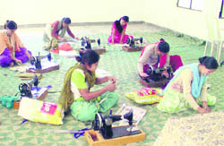 Women of the Indo-Nepal border villages at NGO centre Nidhi in Pitthoragarh