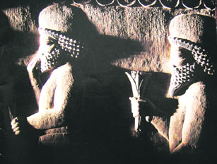 Medean Nobles approach the King. Persepolis, 5th century BC