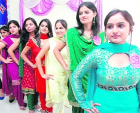 Students during a freshers party at Swift College in Rajpura