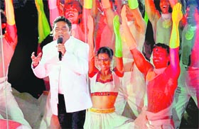 AR Rahman regales the audience.