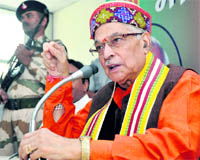 BJP leader Murali Manohar Joshi addresses a press conference in Dehradun on Tuesday