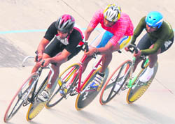 Students take part in an inter-college cycling competition at the PAU, Ludhiana,