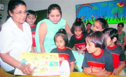 Students at The British School