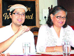 Vishhal Chand Mehra, the man behind Designer Weekend, addresses the media in Amritsar.